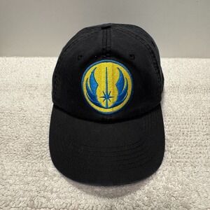 Disney Parks Star Wars Jedi Order Hat Cap Black Logo Embroidery Strap Back Dad